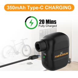 Mini Portable Bicycle Pump Rechargeable Electric Air Inflator 100PSI 5V Type-C Bike Accessories for Bike Schrader Presta Tires.