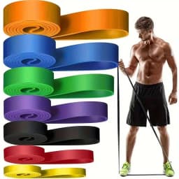 Heavy Duty Resistance Band Latex Elastic Belt Pull Up Assist for Pilates Workout Fitness Home Gym Shape Body Exercise