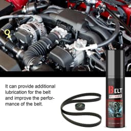 100ml Car Belt Noise Spray Prolongs Belt Life Engine Belt Silencers Spray-On Dressing Noise Lubrication Protection Friction