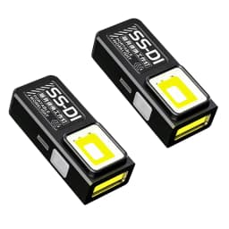 Mini COB LED Flashlight USB C Rechargeable Powerful Work Light with Clip Magnet Waterproof EDC Camping Walking Pocket Lamp