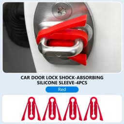SEAMETAL Car Door Shock Absorber Universal Car Door Buckle Soundproof Deadener Damper Cushion Anti-Vibration Buffer Pad