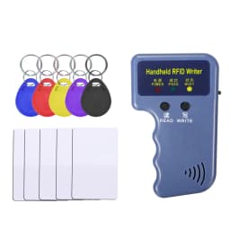 5YOA Handheld RFID ID Card Writer Copier 125KHz EM4100 5200 Duplicator T5577 Rewritable Keyfobs Tags Programmer Access Control