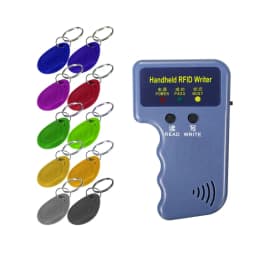 5YOA Handheld RFID ID Card Writer Copier 125KHz EM4100 5200 Duplicator T5577 Rewritable Keyfobs Tags Programmer Access Control