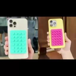 Silicone Suction Phone Holder Mat Multifunctional Suction Cup Wall Stand Square Anti-Slip Single-Sided Case Mount Back Sticker