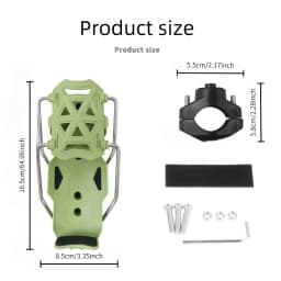 1 PCS 360 Degree Adjustable Bike Motorcycle Handlebar Cup Holder Cage For Water Bottle MTB Road Cycling ADV Motorbike Mount