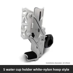 1 PCS 360 Degree Adjustable Bike Motorcycle Handlebar Cup Holder Cage For Water Bottle MTB Road Cycling ADV Motorbike Mount