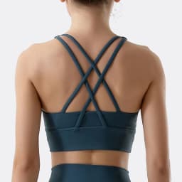 SOISOU Nylon Top Women Bra Sexy Top Woman Breathable Underwear Women Fitness Yoga Sports Bra For Women Gym 30 Colors