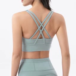 SOISOU Nylon Top Women Bra Sexy Top Woman Breathable Underwear Women Fitness Yoga Sports Bra For Women Gym 30 Colors