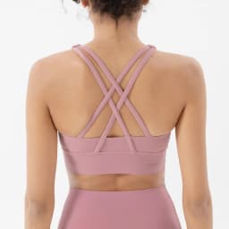 SOISOU Nylon Top Women Bra Sexy Top Woman Breathable Underwear Women Fitness Yoga Sports Bra For Women Gym 30 Colors
