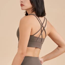 SOISOU Nylon Top Women Bra Sexy Top Woman Breathable Underwear Women Fitness Yoga Sports Bra For Women Gym 30 Colors