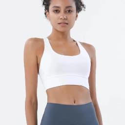 SOISOU Nylon Top Women Bra Sexy Top Woman Breathable Underwear Women Fitness Yoga Sports Bra For Women Gym 30 Colors
