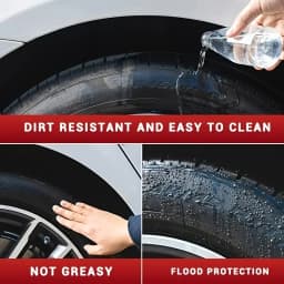 Car Tire Clear Restorer Polish Wax Back to Black Gloss Long-Lasting Coating Plastic Renovator Cleaning Tire Gloss Enhancer Kit