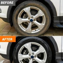 Car Tire Clear Restorer Polish Wax Back to Black Gloss Long-Lasting Coating Plastic Renovator Cleaning Tire Gloss Enhancer Kit