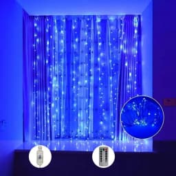 Christmas Home Decoration USB 8 Modes Fairy Garland Lights LED Curtain String Lights with Remote Control for Bedroom Wedding