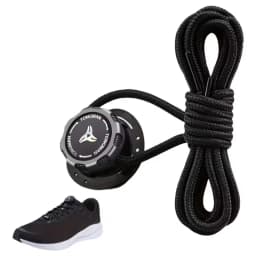 1 Pair No-Tie Shoe Locks - Rotating Buckles for Sports and Outdoor Shoes - Unisex Quick-Adjust Design - Pre-Installed