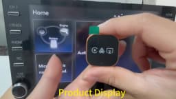 2026 Upgrade 4-in-1 Wired to Wireless CarPlay Android Auto Adapter with Screen Mirroring ios CarPlay/Android Auto/Mirroring
