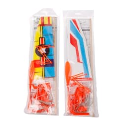 Children Novelty Plastic Educational Toy DIY Foam Aircraft Elastic Rubber Airplane Powered Flying Glider Assembly Plane Model