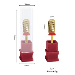 1pcs Tungsten Steel Nail Cuticle Drill Bits Carbide Rotate Electric Ceramic Milling Cutter For Manicure Gel Polish Remover