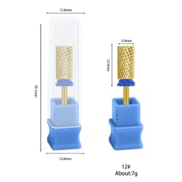 1pcs Tungsten Steel Nail Cuticle Drill Bits Carbide Rotate Electric Ceramic Milling Cutter For Manicure Gel Polish Remover