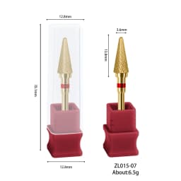 1pcs Tungsten Steel Nail Cuticle Drill Bits Carbide Rotate Electric Ceramic Milling Cutter For Manicure Gel Polish Remover