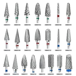1pcs Tungsten Steel Nail Cuticle Drill Bits Carbide Rotate Electric Ceramic Milling Cutter For Manicure Gel Polish Remover