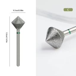 1pcs Tungsten Steel Nail Cuticle Drill Bits Carbide Rotate Electric Ceramic Milling Cutter For Manicure Gel Polish Remover