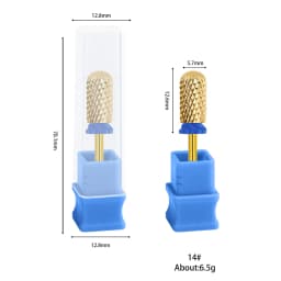 1pcs Tungsten Steel Nail Cuticle Drill Bits Carbide Rotate Electric Ceramic Milling Cutter For Manicure Gel Polish Remover