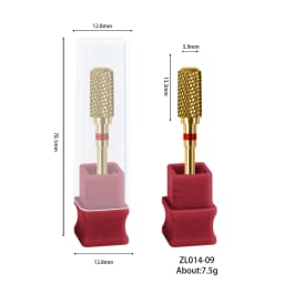 1pcs Tungsten Steel Nail Cuticle Drill Bits Carbide Rotate Electric Ceramic Milling Cutter For Manicure Gel Polish Remover