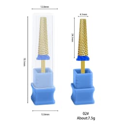 1pcs Tungsten Steel Nail Cuticle Drill Bits Carbide Rotate Electric Ceramic Milling Cutter For Manicure Gel Polish Remover