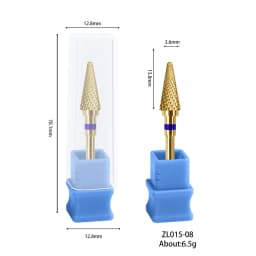 1pcs Tungsten Steel Nail Cuticle Drill Bits Carbide Rotate Electric Ceramic Milling Cutter For Manicure Gel Polish Remover