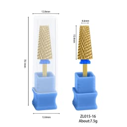 1pcs Tungsten Steel Nail Cuticle Drill Bits Carbide Rotate Electric Ceramic Milling Cutter For Manicure Gel Polish Remover