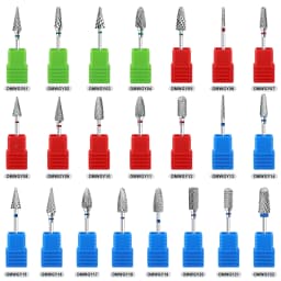 1pcs Tungsten Steel Nail Cuticle Drill Bits Carbide Rotate Electric Ceramic Milling Cutter For Manicure Gel Polish Remover