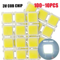 100~10PCS/lot 3V LED COB Integrated Chip Portable Camping Light High Brightness White Light Spotlight Light LED Bulb Accessories