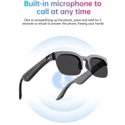 VIVO 2026 New Smart Glasses AI Translation Bluetooth Conversation Recording Listening To Music Smart Sunglasses for Men Women