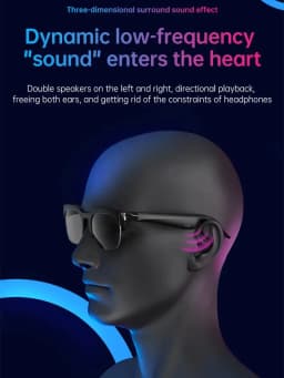 VIVO 2026 New Smart Glasses AI Translation Bluetooth Conversation Recording Listening To Music Smart Sunglasses for Men Women
