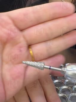NotNoot Nail Drill Bits, 3/32'' Multi-function, Suitable for Manicure Pedicure Cuticle Gel Polishing, Right hand use only