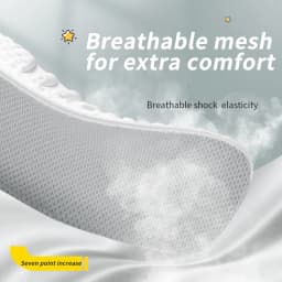Height Increase Insoles Men Women Shoes Flat Feet Arch Support Orthopedic Insoles Sneakers Heel Lift Memory Foam Soft Shoe Pads