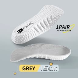 Height Increase Insoles Men Women Shoes Flat Feet Arch Support Orthopedic Insoles Sneakers Heel Lift Memory Foam Soft Shoe Pads