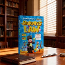 English-only Murphy's Law Learning Book For Kids 8-12 Years Old Builds Resilience