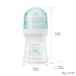 1 PC Flora Ruby Light Green Series Deodorant Roll On w omen's and men all-purpose Deodorant Roll Aluminum Free easy to carry a