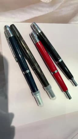 Jinhao 20 Press Retractable Fountain Pen EF/F Nib with Converter Resin Writing Gift Pen