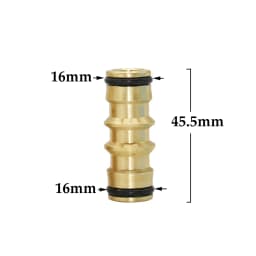 1/2'' 5/8" 3/4'' 1'' Brass Hose Quick Connector Water Stop Fitting Copper Thread Tap Coupling Garden Watering Gun Adapter