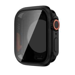 Screen Protector for Apple Watch 46mm 45mm 44mm 40 41 42mm Hard PC Front Rear Bumper Case iwatch 10 9 8 7 SE 6 5 Change To Ultra