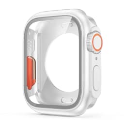 Screen Protector for Apple Watch 46mm 45mm 44mm 40 41 42mm Hard PC Front Rear Bumper Case iwatch 10 9 8 7 SE 6 5 Change To Ultra