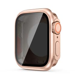 Screen Protector for Apple Watch 46mm 45mm 44mm 40 41 42mm Hard PC Front Rear Bumper Case iwatch 10 9 8 7 SE 6 5 Change To Ultra
