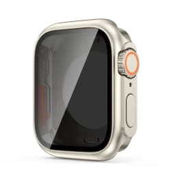 Screen Protector for Apple Watch 46mm 45mm 44mm 40 41 42mm Hard PC Front Rear Bumper Case iwatch 10 9 8 7 SE 6 5 Change To Ultra