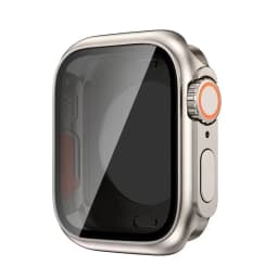 Screen Protector for Apple Watch 46mm 45mm 44mm 40 41 42mm Hard PC Front Rear Bumper Case iwatch 10 9 8 7 SE 6 5 Change To Ultra