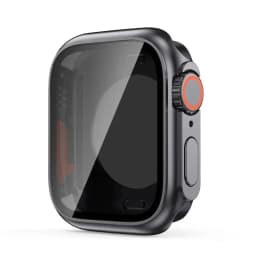 Screen Protector for Apple Watch 46mm 45mm 44mm 40 41 42mm Hard PC Front Rear Bumper Case iwatch 10 9 8 7 SE 6 5 Change To Ultra