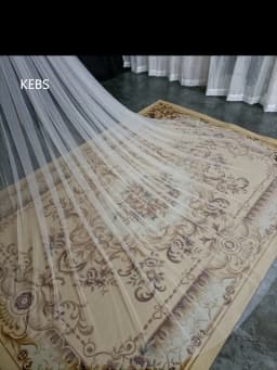 Physical Shot 300cm Wide Soft Bridal Veil Wedding Accessories White/Ivory