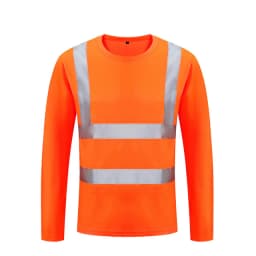 2023Outdoor Shirt Fluorescent High Visibility Safety Work Shirt Summer Breathable Work T Shirt Reflective Vest t-shirt Quick Dry